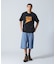 SHORT BAGGY DENIM PANTS