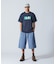 SHORT BAGGY DENIM PANTS