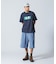 SHORT BAGGY DENIM PANTS