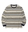 STRIPED L/S TEE