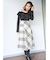ロービングチェックロングスカート
