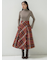 ロービングチェックロングスカート