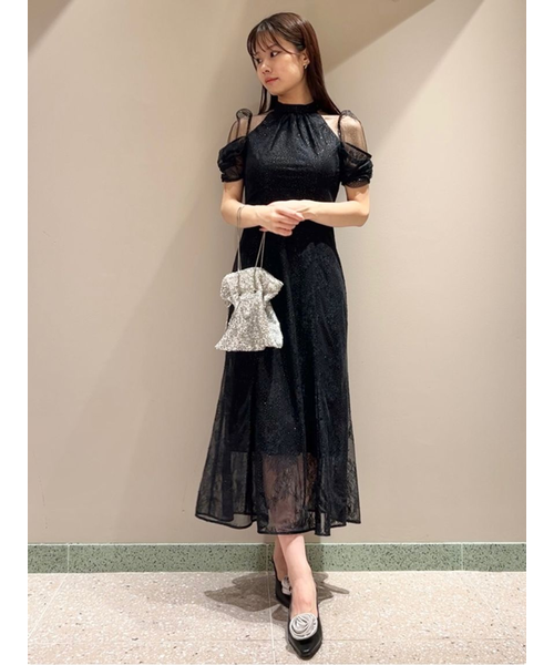 デザインスリーブレースドレス｜スナイデルの通販｜&mall