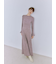 バックオープンニットワンピース