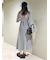 バックオープンニットワンピース