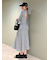 バックオープンニットワンピース
