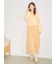 プリーツティアードチュールスカート