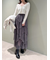 プリーツティアードチュールスカート