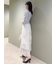 プリーツティアードチュールスカート