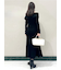 【WEB限定サイズあり】オフショルボタンニットワンピース