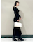 【WEB限定サイズあり】オフショルボタンニットワンピース