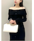 【WEB限定サイズあり】オフショルボタンニットワンピース