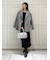 【WEB限定サイズあり】オフショルボタンニットワンピース