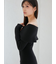 【WEB限定サイズあり】オフショルボタンニットワンピース