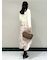 シャイニーヘムフレアスカート