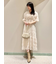 ジャガードプリーツワンピース