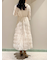 ジャガードプリーツワンピース
