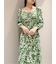 リボンプリントワンピース