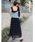 ショルダーリボンキャミワンピース