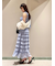 ショルダーリボンキャミワンピース
