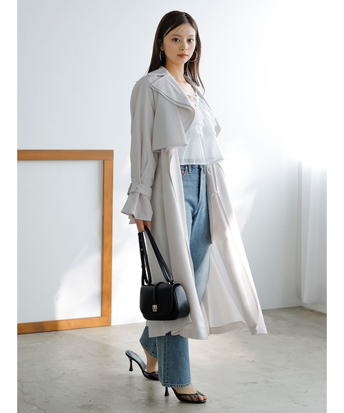 snidel メッシュパイピングミュール ホワイト　M　スナイデル snidel メッシュパイピングミュール ホワイト M スナイデル