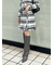 ツイードフレアミニスカート