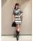 ツイードフレアミニスカート