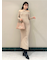 フロントクロスニットワンピース