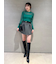 ベルテッドストラクチャーミニスカート