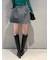 ベルテッドストラクチャーミニスカート