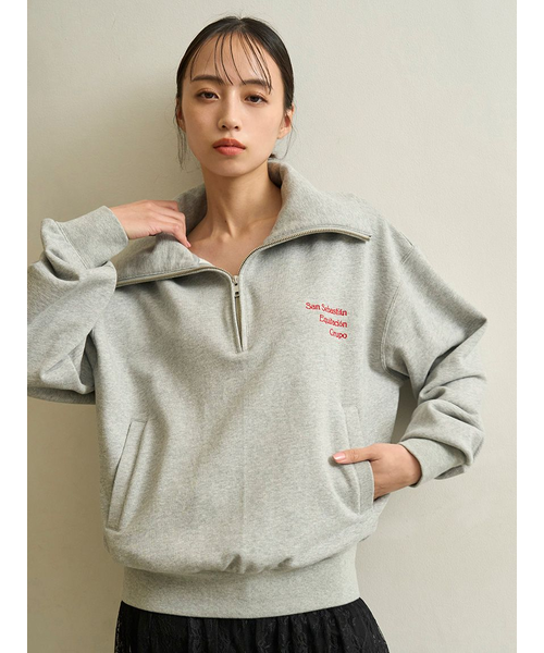 スナイデル　スキッパーロゴスウェット スキッパーロゴスウェット｜スナイデルの通販｜&mall（アンド