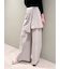 レイヤードデザインパンツ