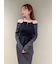 アメスリ×オフショルニットセット