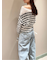 ミックスヤーンニットプルオーバー