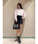 Sustainableレイヤードクロップドシャツ