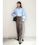Sustainableレイヤードクロップドシャツ