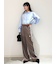 Sustainableレイヤードクロップドシャツ