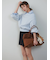 Sustainableレイヤードクロップドシャツ