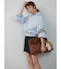 Sustainableレイヤードクロップドシャツ