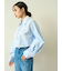 Sustainableレイヤードクロップドシャツ