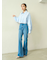Sustainableレイヤードクロップドシャツ