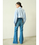 Sustainableレイヤードクロップドシャツ