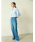 Sustainableレイヤードクロップドシャツ