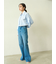 Sustainableレイヤードクロップドシャツ
