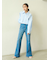 Sustainableレイヤードクロップドシャツ