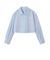 Sustainableレイヤードクロップドシャツ