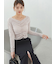 【WEB限定カラーあり】ギャザーオフショルカットソー