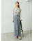 【WEB限定カラーあり】ギャザーオフショルカットソー