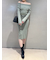 オフショルニットワンピース