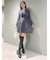 スクエアネックミニワンピース
